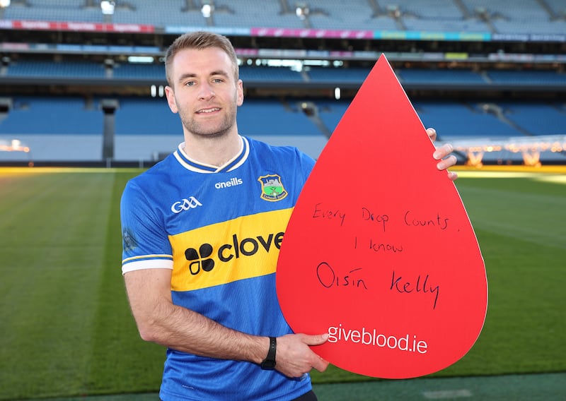 John McGrath is supporting an Irish Blood Transfusion Service campaign inspired by Oisín Kelly, the young Carlow hurler who died from bone cancer in 2023. Photograph: Brian McEvoy
