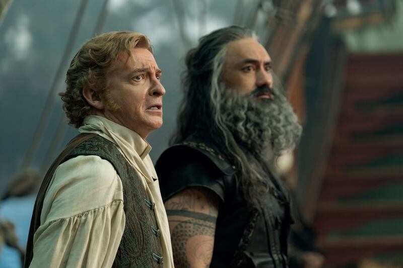Rhys Darby and Taika Waititi return for a second series of Our Flag Means Death. Photograph: Aaron Epstein/BBC/Warner Bros