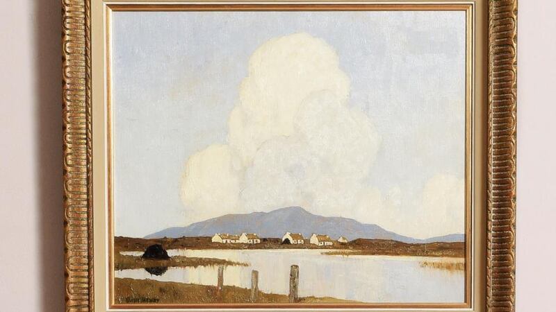 Evening in Achill by Paul Henry, which sold for €135,000  at Morgan O’Driscoll