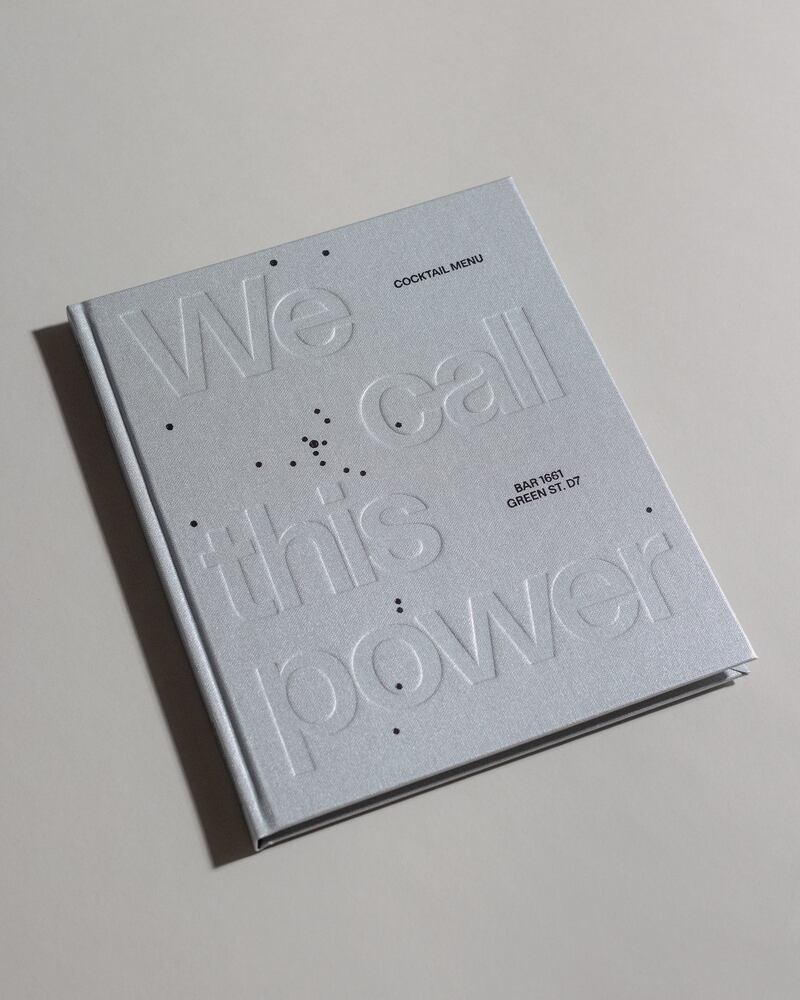 Bar 1661 Cocktail Menus