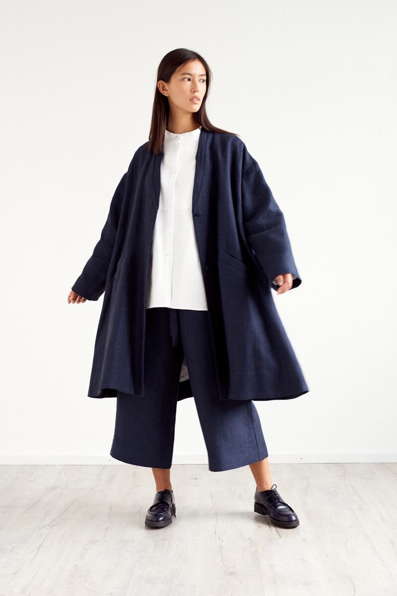 An outfit from Alanagh Clegg's Four Threads winter collection at Optica
