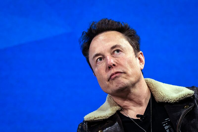 Elon Musk, owner of X. Photograph: Haiyun Jiang/The New York Times
                      