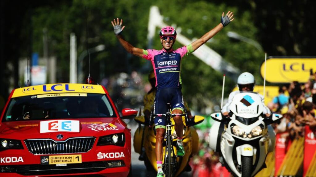 Ruben Plaza won stage 16 of the Tour de France to Gap. Photograph: Getty