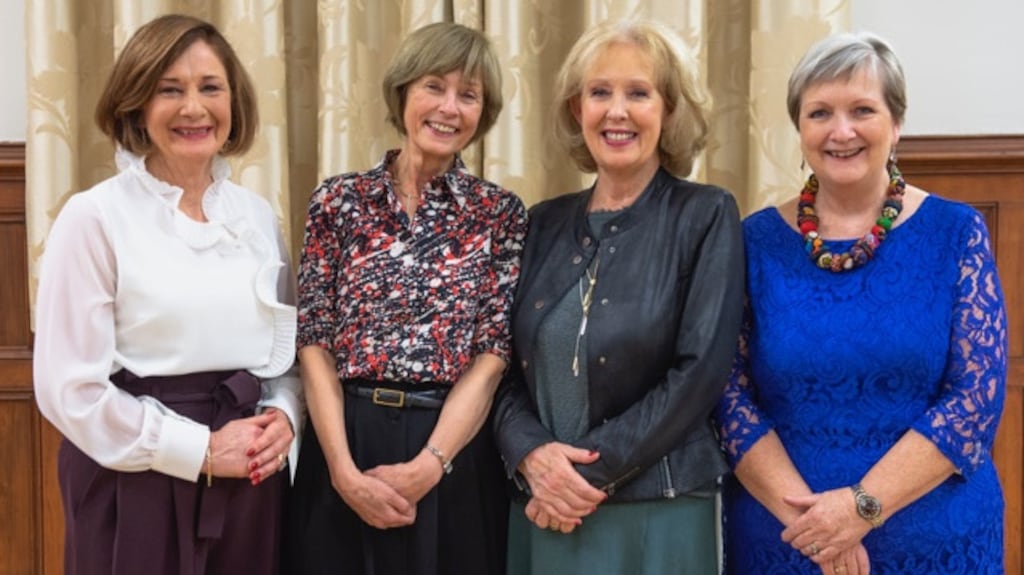 Eleanor Alexander, of St Dominic’s PPU, Sophia Hillan, Mary O’Donnell and Catherine Dunne. Photograph: Bobbie Hanvey