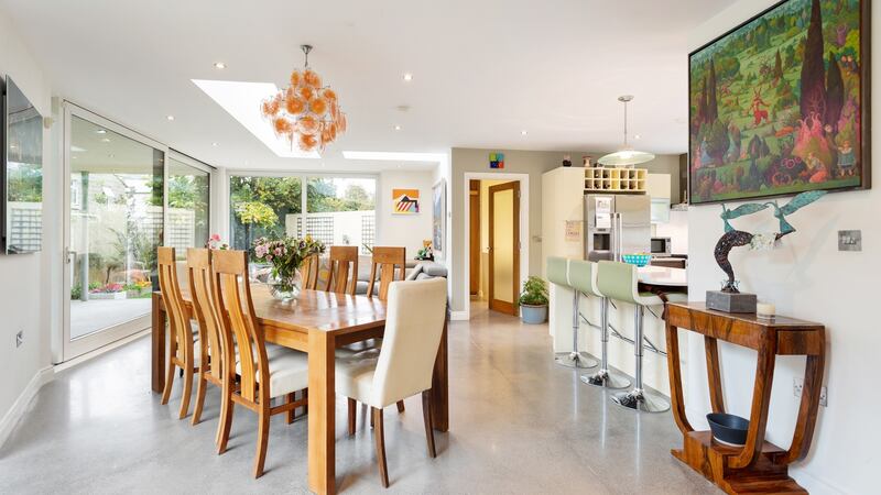 The dining room