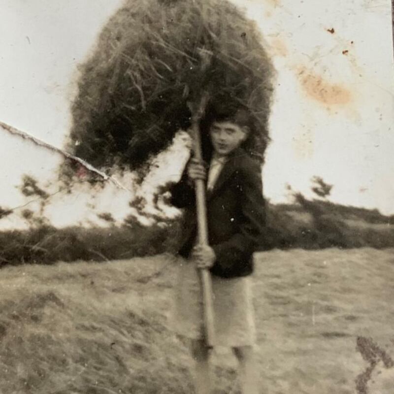 My father a few years before leaving school for England. He would return again to Ireland and later write his play in Belfast before emigrating to California