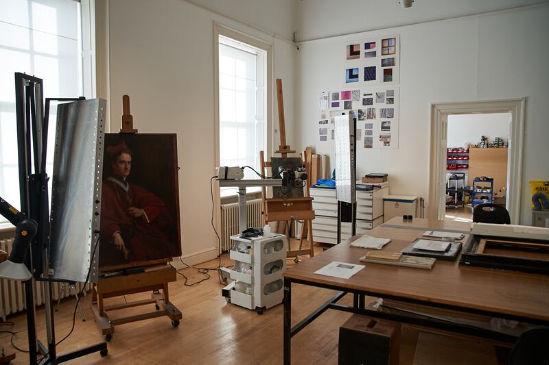 Pic caption: Conservation studio of the Hugh Lane Gallery