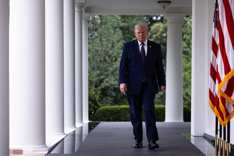 US president Donald Trump has gambled that he can force Iran into submission militarily despite his failure to do so earlier in the conflict. Photograph: Tierney L Cross/The New York Times