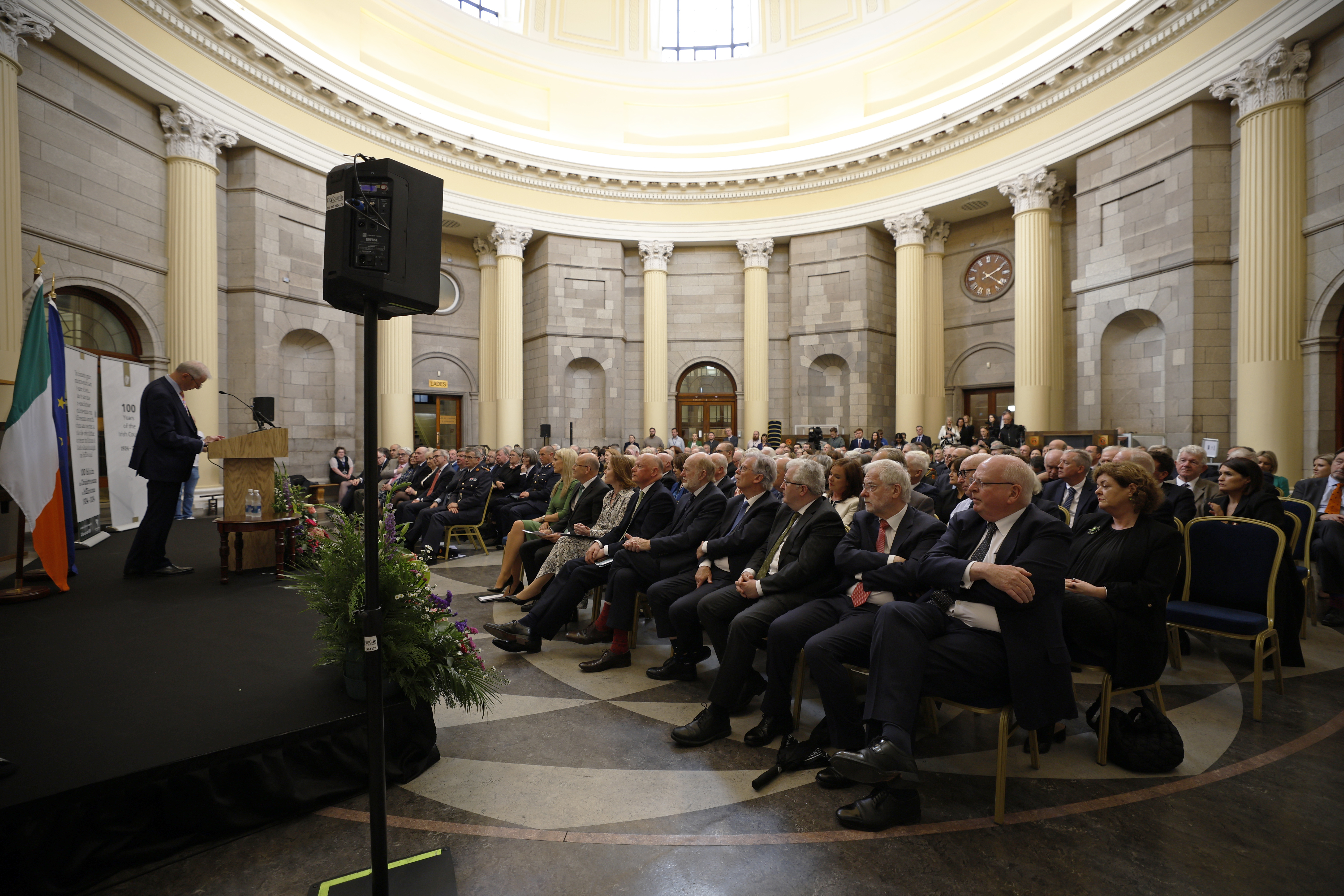 The centenary event took place in the Round Hall of the Four Courts, Dublin. Photograph Nick Bradshaw/The Irish Times

