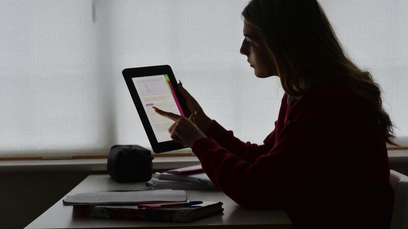 Leyla Kaya at their home in Ratoath, Co. Meath. Parents say the quality of children’s learning is deteriorating. Photograph: Alan Betson