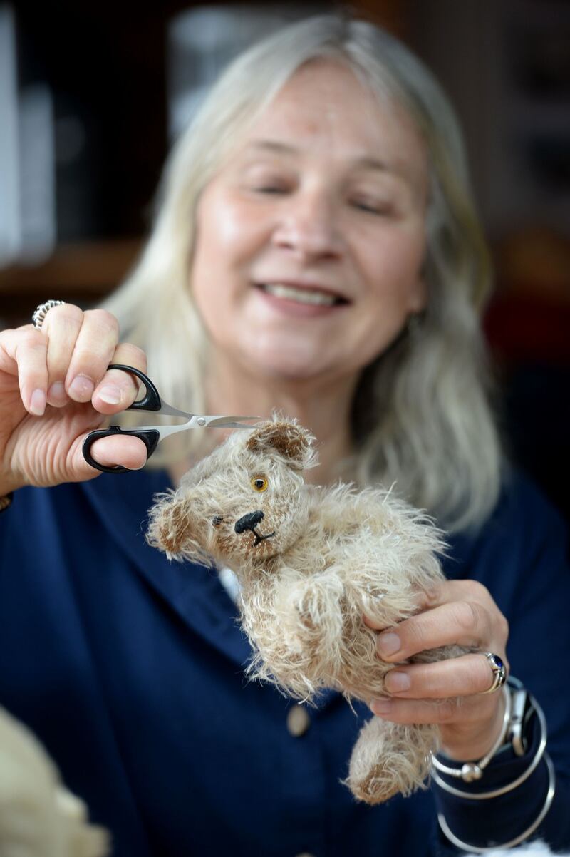 Anke Morgenroth: ‘Sometimes we can get sweet little tiny bears and restoration can make them look really good again.’   Photograph: Alan Betson