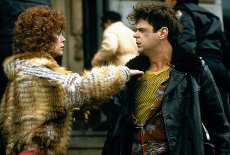 Curtis and Dan Aykroyd in 1983’s Trading Places. Photograph: Paramount/Allstar