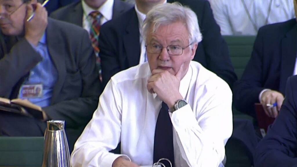 David Davis told the House of Commons Brexit committee that he remained confident that the CTA would survive because Britain, Ireland and the EU would wish to maintain it. Photograph: Getty