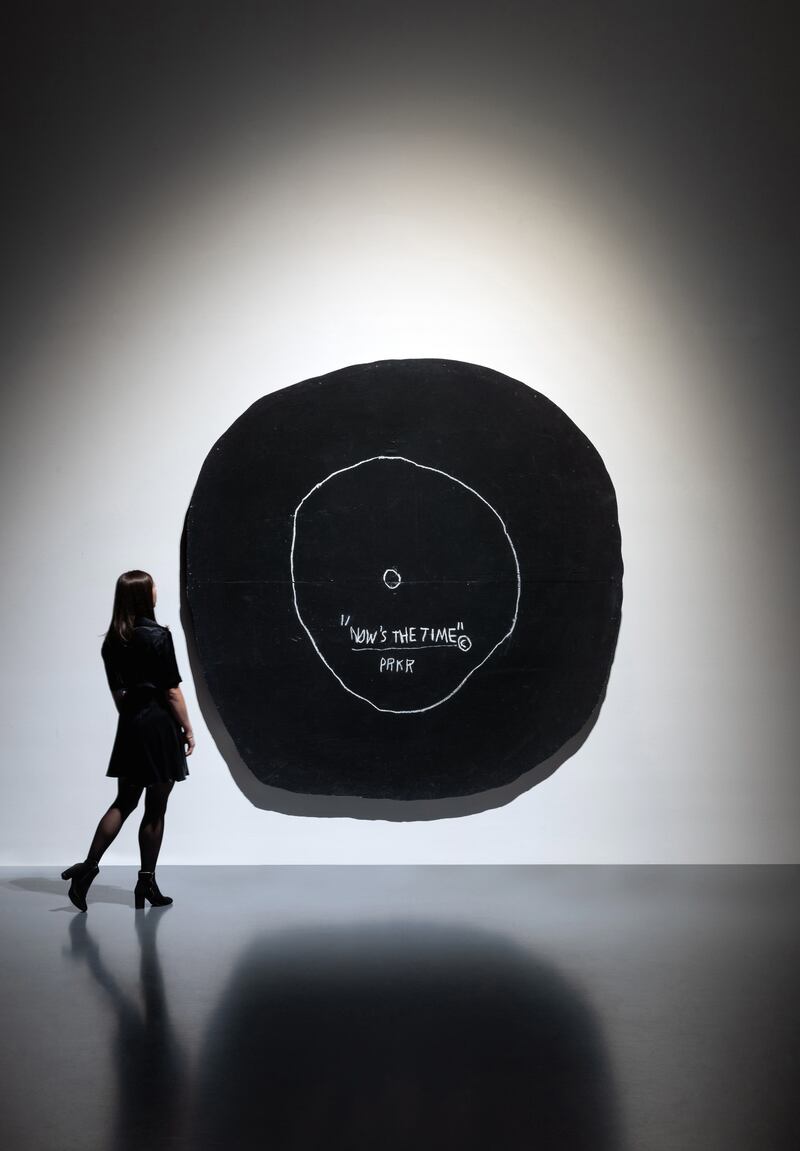 Now's the Time, by Jean-Michel Basquiat, is said to pay homage to jazz musician Charlie Parker