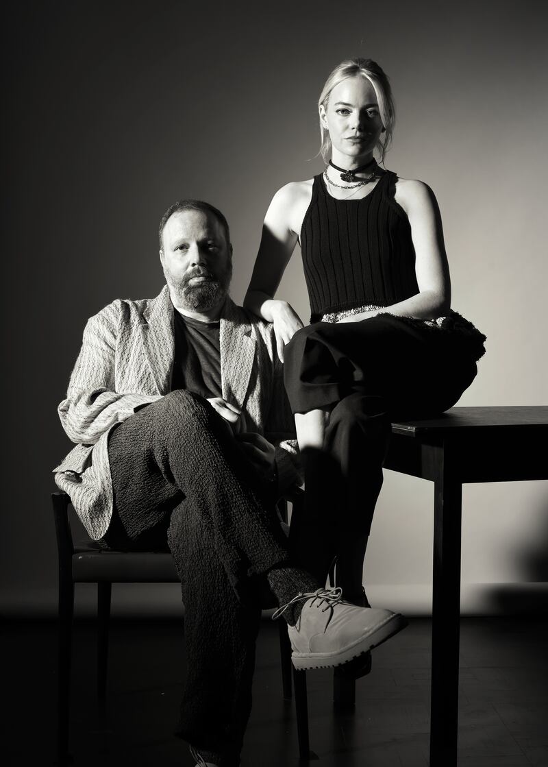 Yorgos Lanthimos and Emma Stone. Photograph: Thea Traff/The New York Times