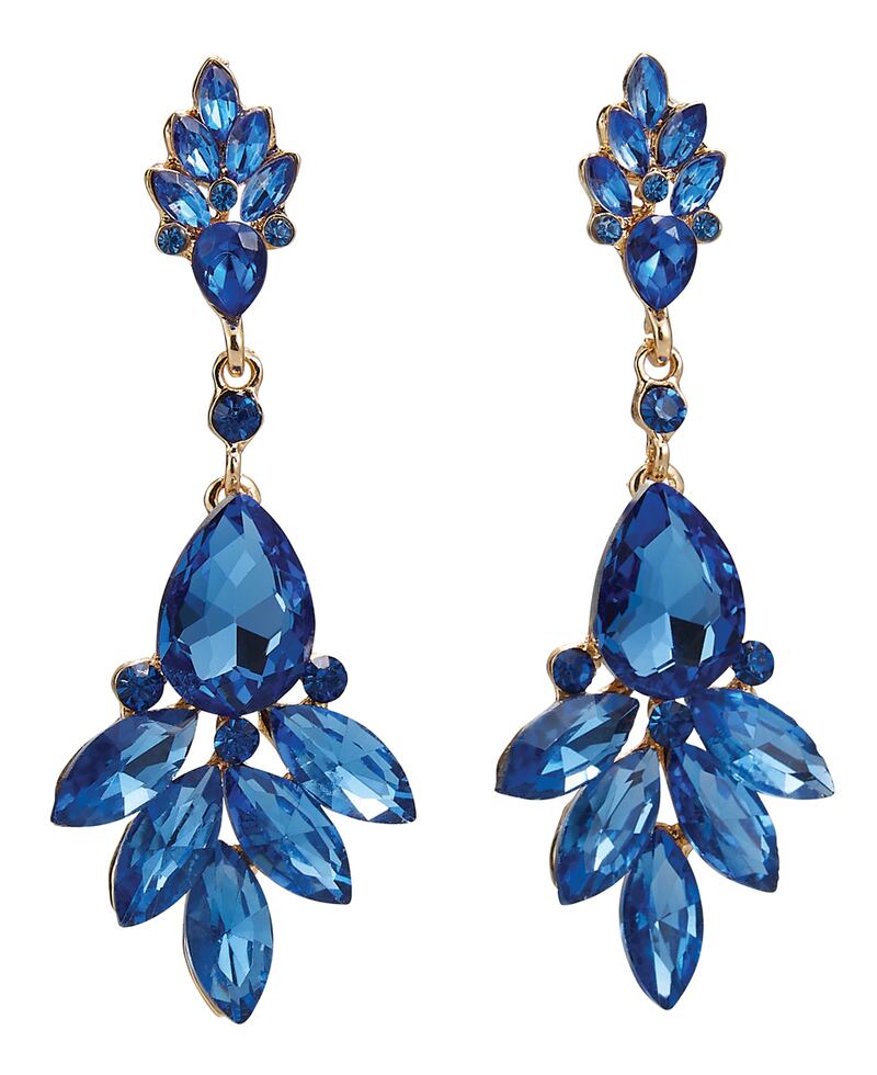Sapphire blue crystal earrings from TK Maxx, €12.99