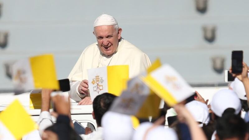 Pope Francis:  Roman Catholic Church has faced a persistent problem of sexual abuse of nuns by priests and even bishops. Photograph: Ali Haidar/EPA