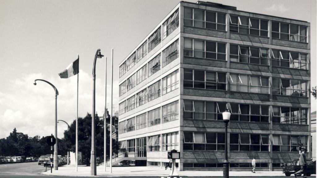 The former Bord Fáilte headquarters at the junction of Lower Baggot Street and Wilton Terrace in Dublin 2, overlooking the Grand Canal