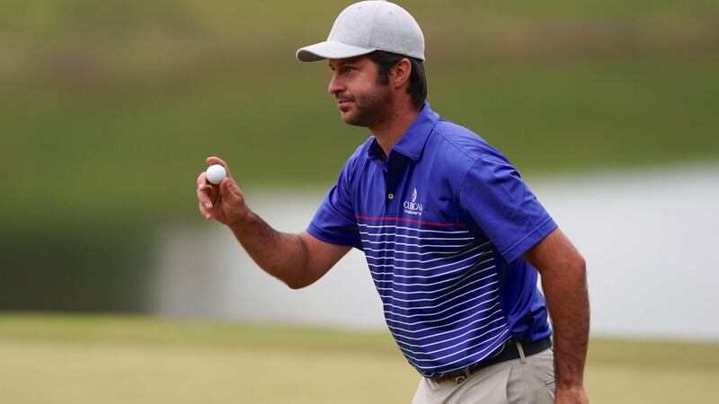 Jorge Campillo picked up where he left off as he shot a 65 to share the first round lead in China. Photograph: STR/AFP/Getty