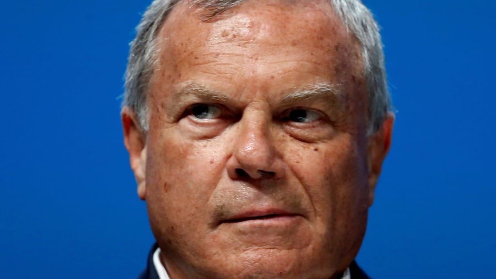 Martin Sorrell attends a conference at the Cannes Lions International Festival of Creativity. Photograph: Eric Gaillard/Reuters