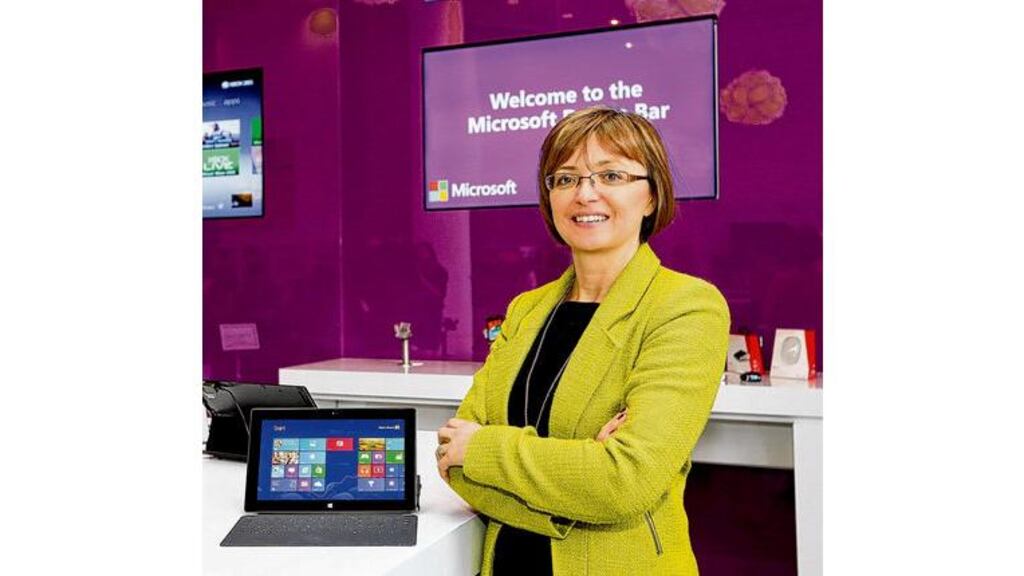 Cathriona Hallahan: "I think Microsoft has realised that we need to be able to move faster." photograph: maxwells