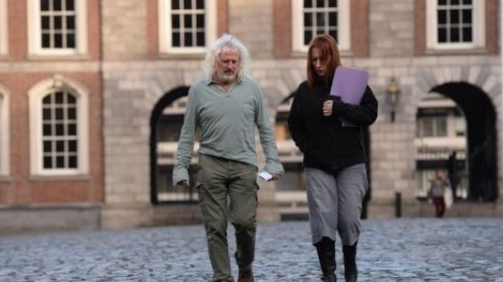 MEPs Mick Wallace and Clare Daly have lodged legal proceedings against RTÉ. Photograph: Dara Mac Dónaill