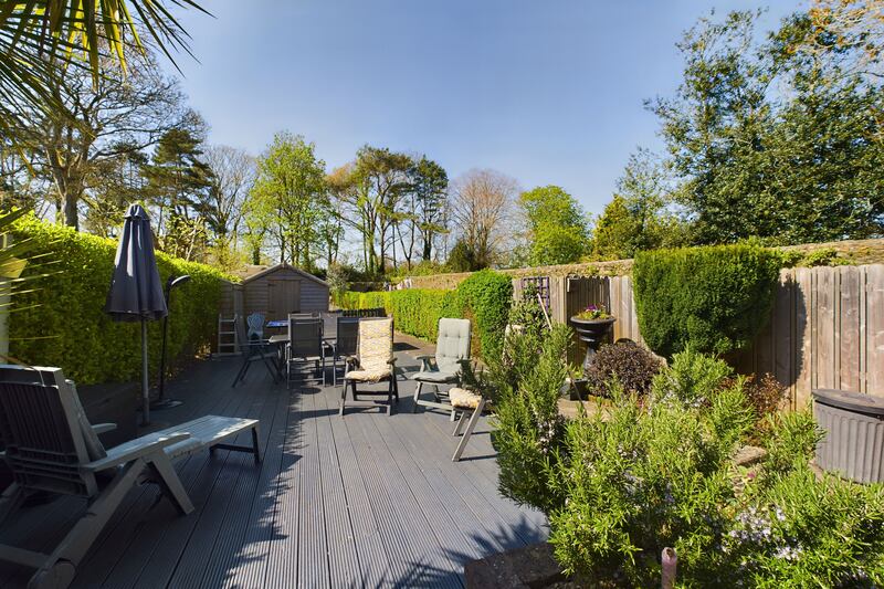 Back garden deck