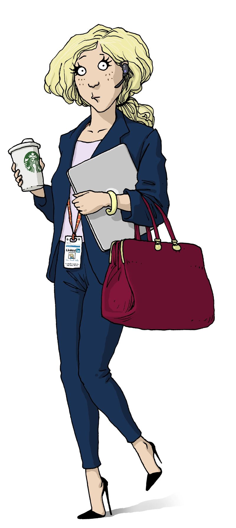 Ross O'Carroll-Kelly: Sorcha. Illustration: Alan Clarke