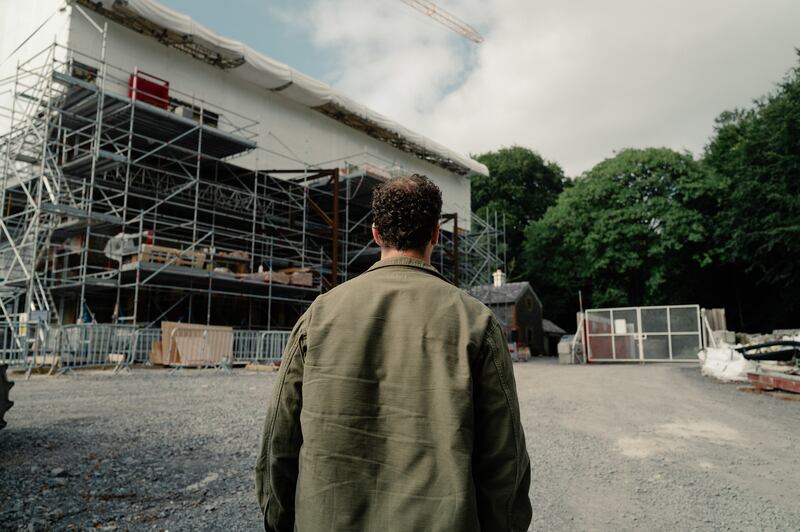 Cúán Greene outside Millbrook House