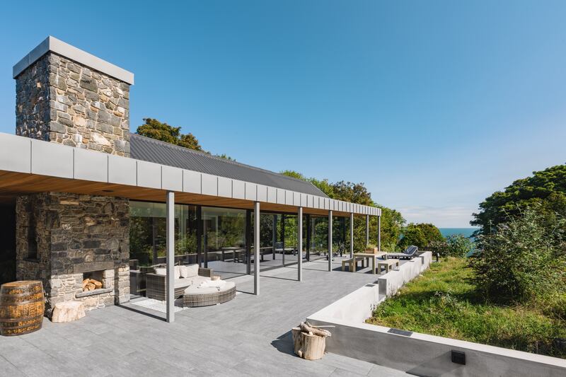 Outside view of Co Antrim home. Photograph: RTÉ