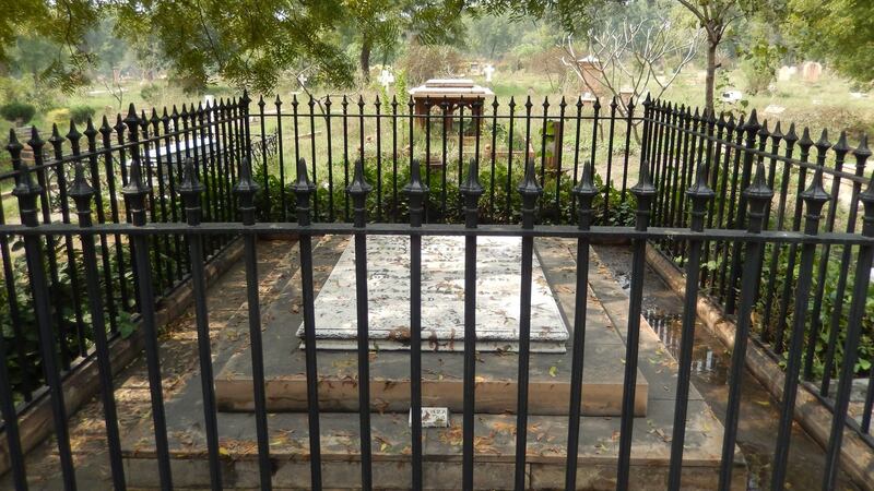 John Nicholson was buried under a slab of plain granite in a cemetery that now bears his name in Delhi.