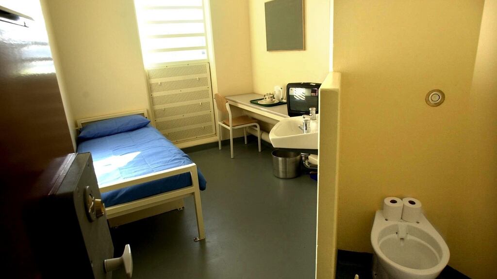 A cell in the new National Violence Reduction Unit in   the Midlands Prison,  Portlaoise. Photograph:  Bryan O’Brien