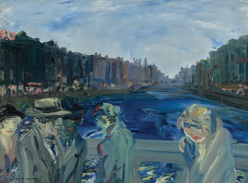 O'Connell Bridge, Dublin, by Jack B Yeats