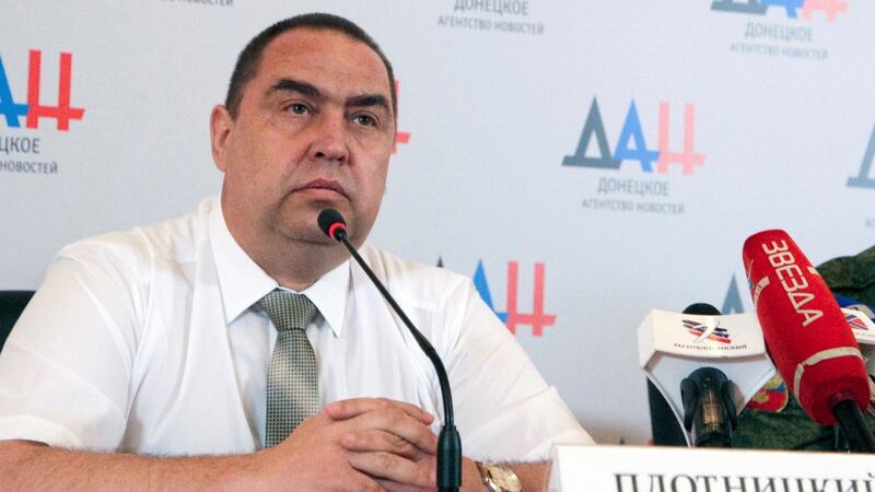 Igor Plotnitsky: flew to Russia and resigned “for health reasons”. Photograph: EPA