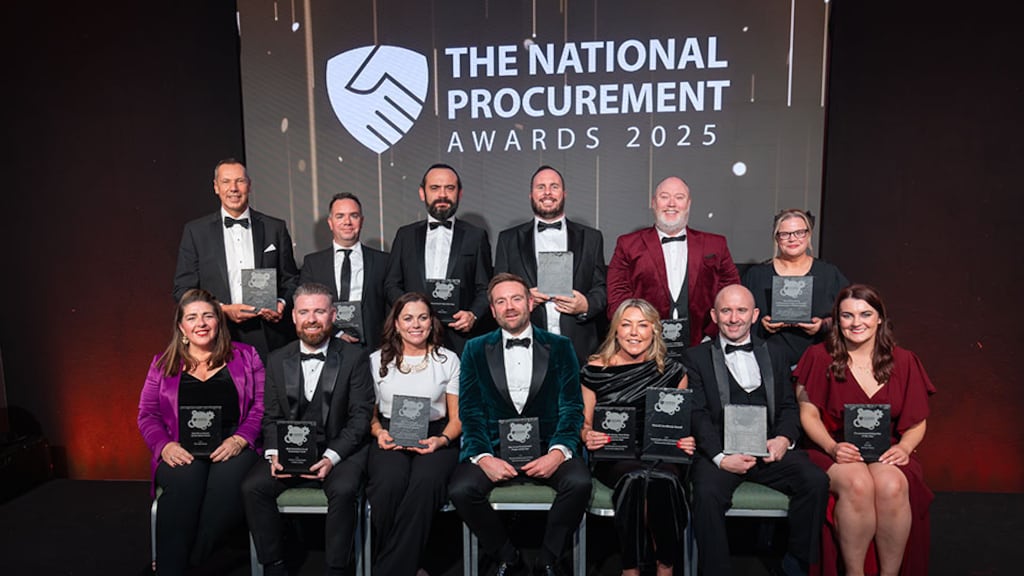 Overall winners at The National Procurement Awards 2025.
