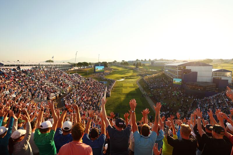 Daily tickets for the 2023 Ryder Cup in Rome cost €260. Photograph: Naomi Baker/Getty Images