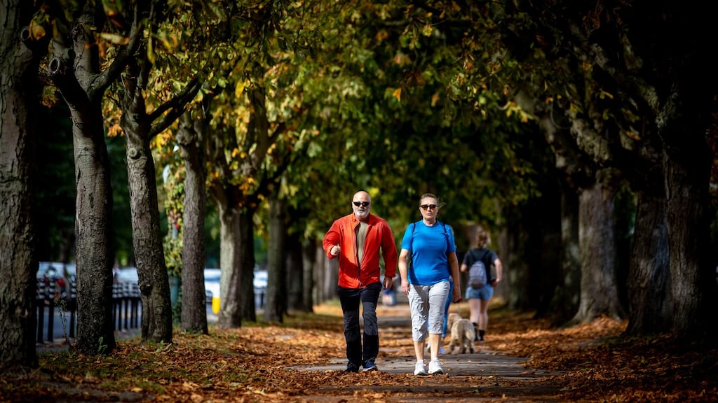 Griffith Avenue, Drumcondra: After a spell of September sunshine, Ireland’s weather turns autumnal this week. Photograph: Tom Honan/The Irish Times.