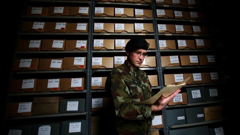 Cmmt Padraic Kennedy studies files from the Military Service Pensions Collection which relate to almost 3,000 individuals.