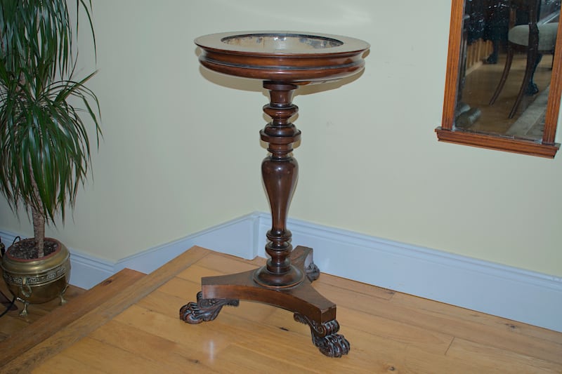 A Georgian Crocus table made from Cuban mahogany, on sale for €950 at Robin O'Donnell's curated online auction on September 14th