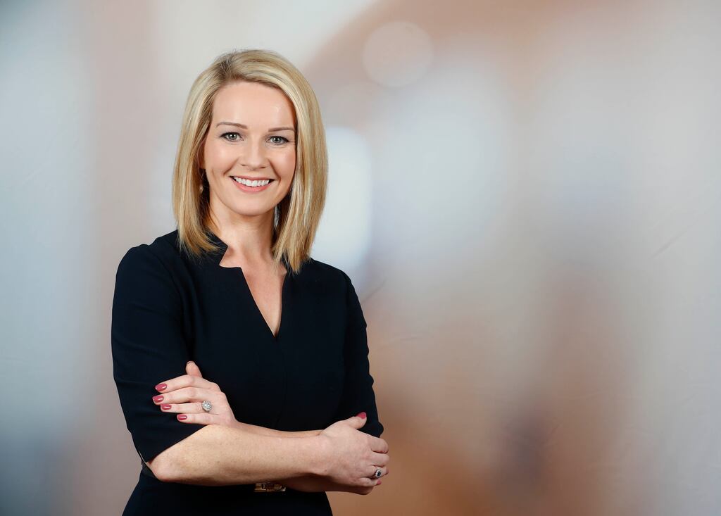 Claire Byrne. 'When I had my first child, the change was just colossal.' Photograph: Conor McCabe