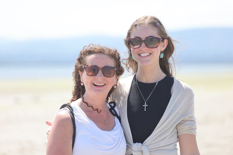 Yvonne Martin (left) and her daughter Sara Codrea from Killester. Photograph: Bryan O’Brien