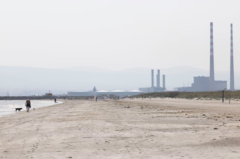 People enjoying the sunny weather on Dollymount Strand, Dublin. Photograph: Sam Boal/Collins Photos