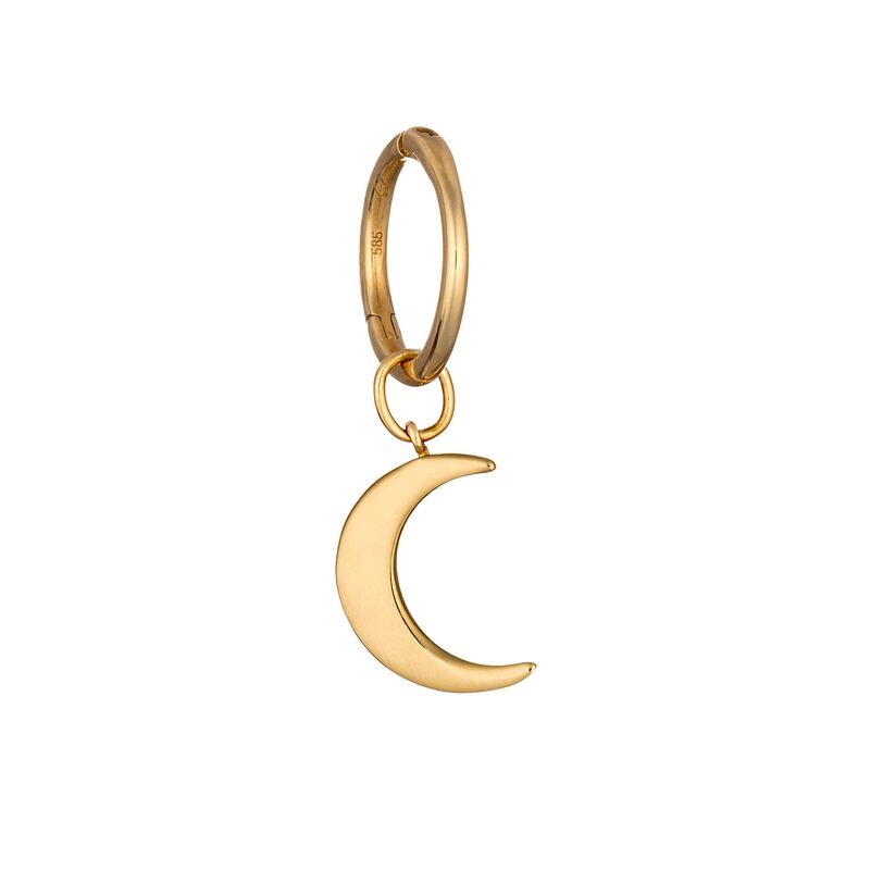 Gold moon necklace pendant from Loulerie (€348)