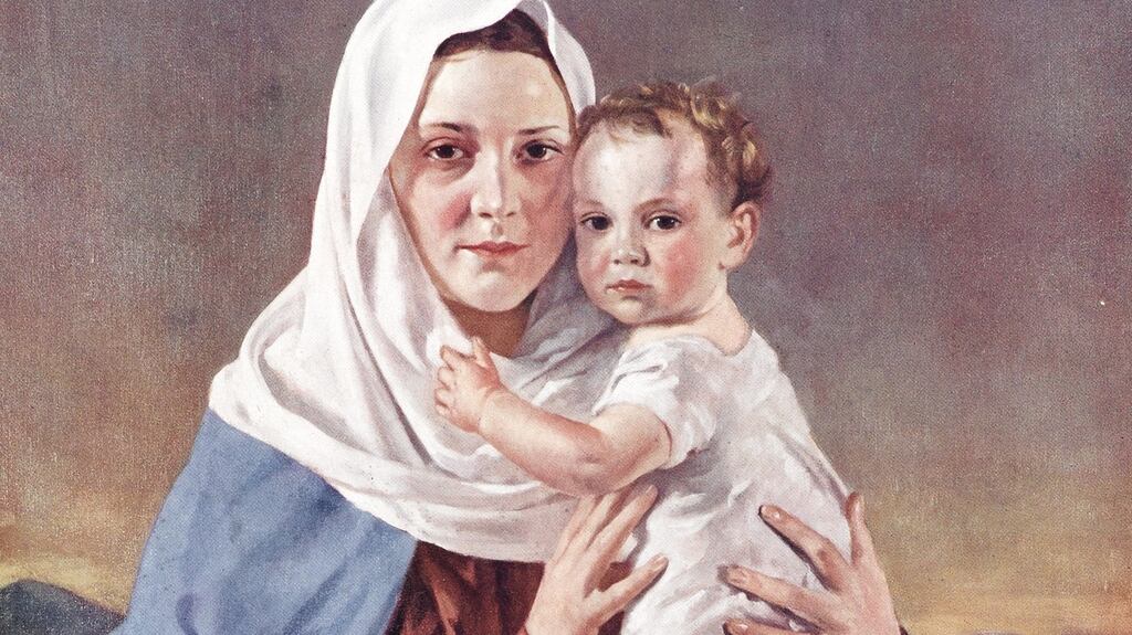 Our Lady - Queen of Ireland by Leo Whelan, sold for €700 (€150-€200)