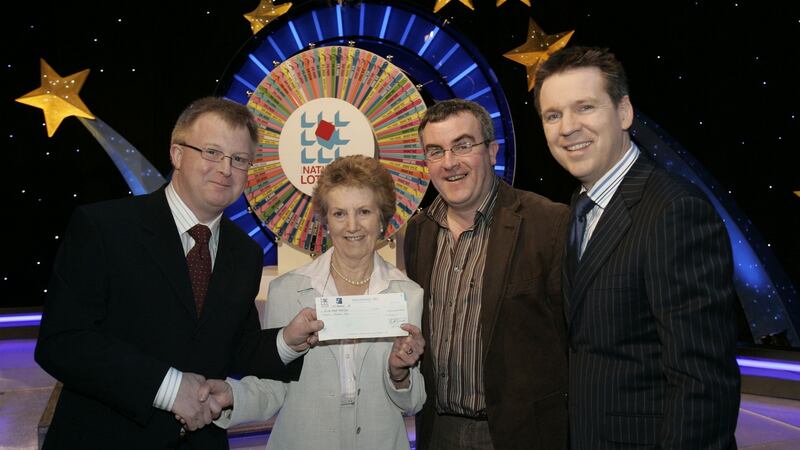 Rose Anne ‘Nancy’ Shankey, from O’Neill Street, Carrickmacross, Co Monaghan,  after winning €20,000 on  ‘Winning Streak’ in 2008. Photograph: Mac Innes Photography