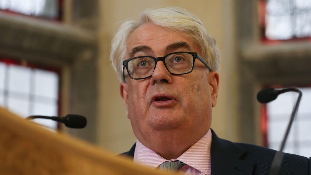 Chief Justice Frank Clark at NUI Galway. Photograph: Aengus McMahon/NUIG