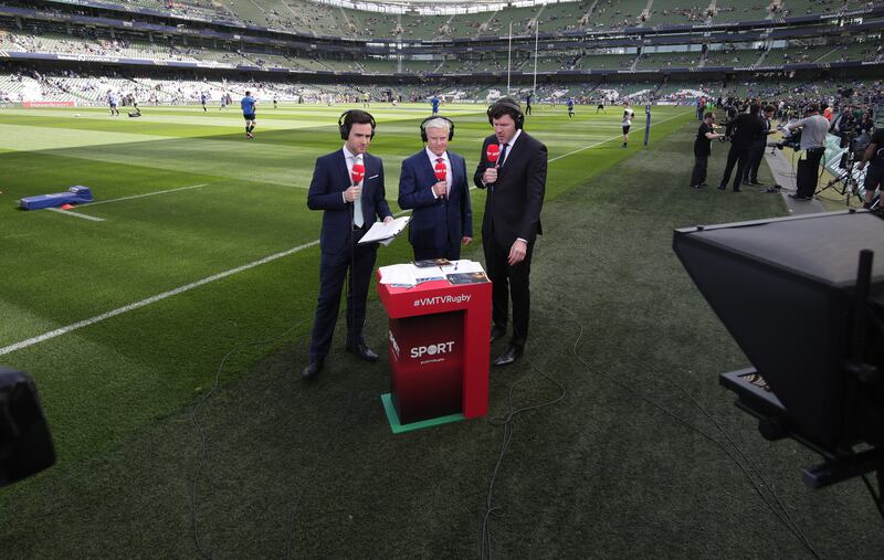 RTE and Virgin Media will share coverage of the Rugby World Cup, ensuring that all 48 games will be free-to-air in Ireland. Photograph: Billy Stickland/Inpho