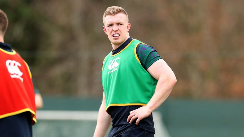 Flanker Dan Leavy has returned to full training with Leinster and is set to play against Edinburgh at Murrayfield on Friday night in the Guinness Pro 14. Photograph:  Billy Stickland/Inpho