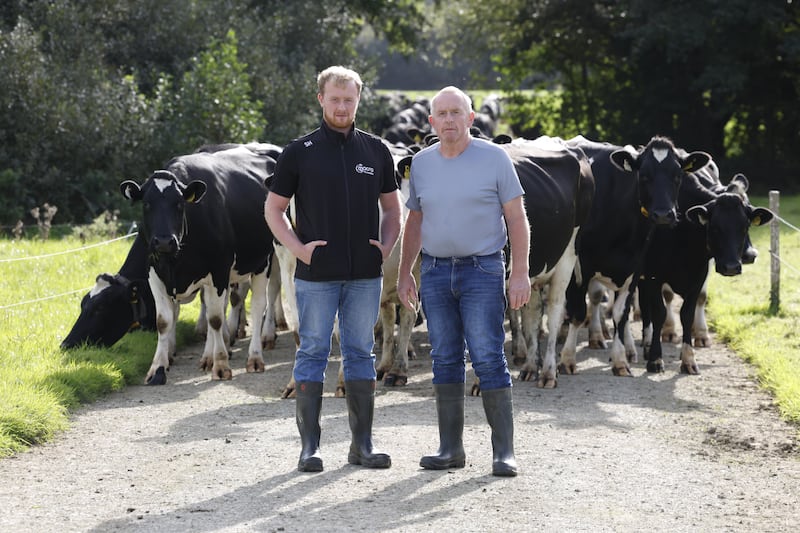 Noel Hurley who farms with his son Sean at Ballyshonock, Kildorrery near Mitchelstown in north Cork. Photograph: Nick Bradshaw / The Irish Times