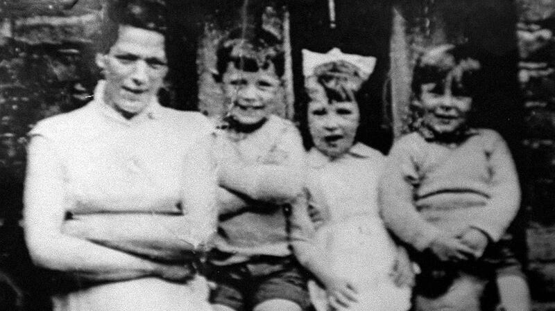 Jean McConville with three of her children shortly before she disappeared in 1972